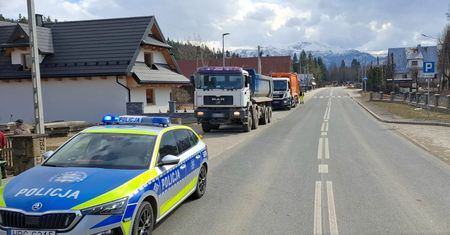 Pijany kierowca ciężarówki potrącił pracownika w Witowie