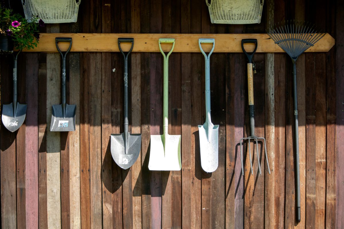 Zadbaj o narzędzia ogrodnicze po sezonie.