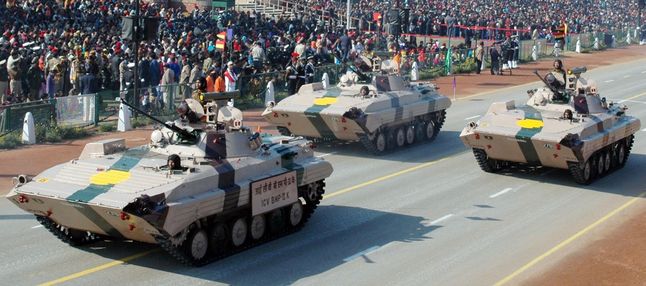 Indyjskie BMP-2K na defiladzie