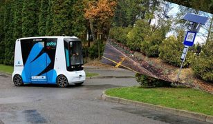 Autonomiczny bus woził ludzi na cmentarzu. Są problemy