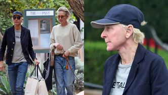Wyraźnie SZCZUPLEJSZA Ellen DeGeneres sfotografowana z żoną na zakupach w Montecito (ZDJĘCIA)