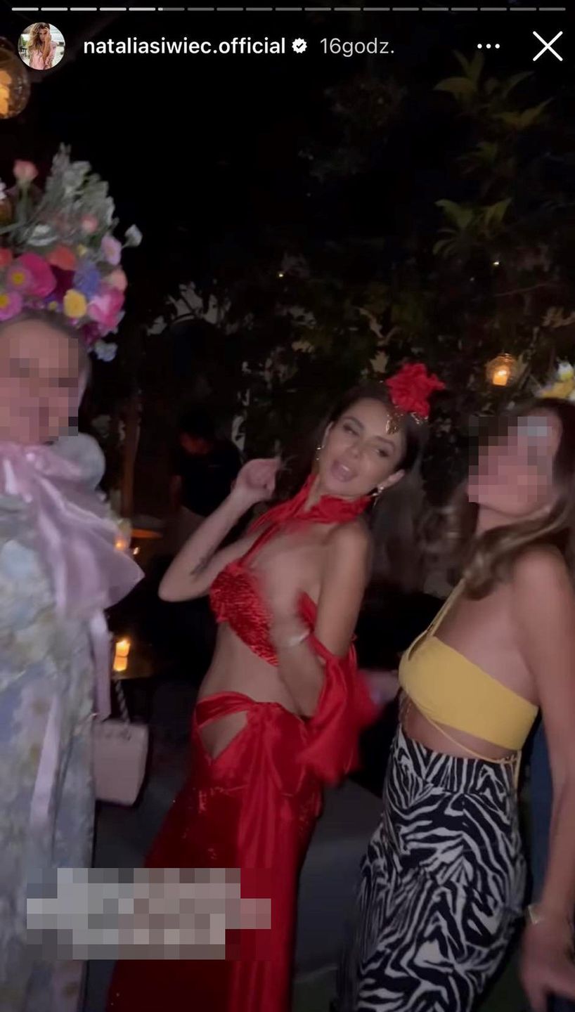 Tak Natalia Siwiec bawiła się na urodzinach koleżanki