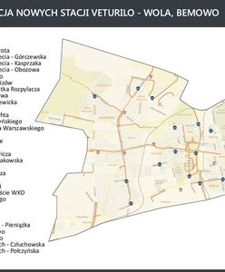 Wola i Bemowo. Oto nowe stacje Veturilo [MAPA]