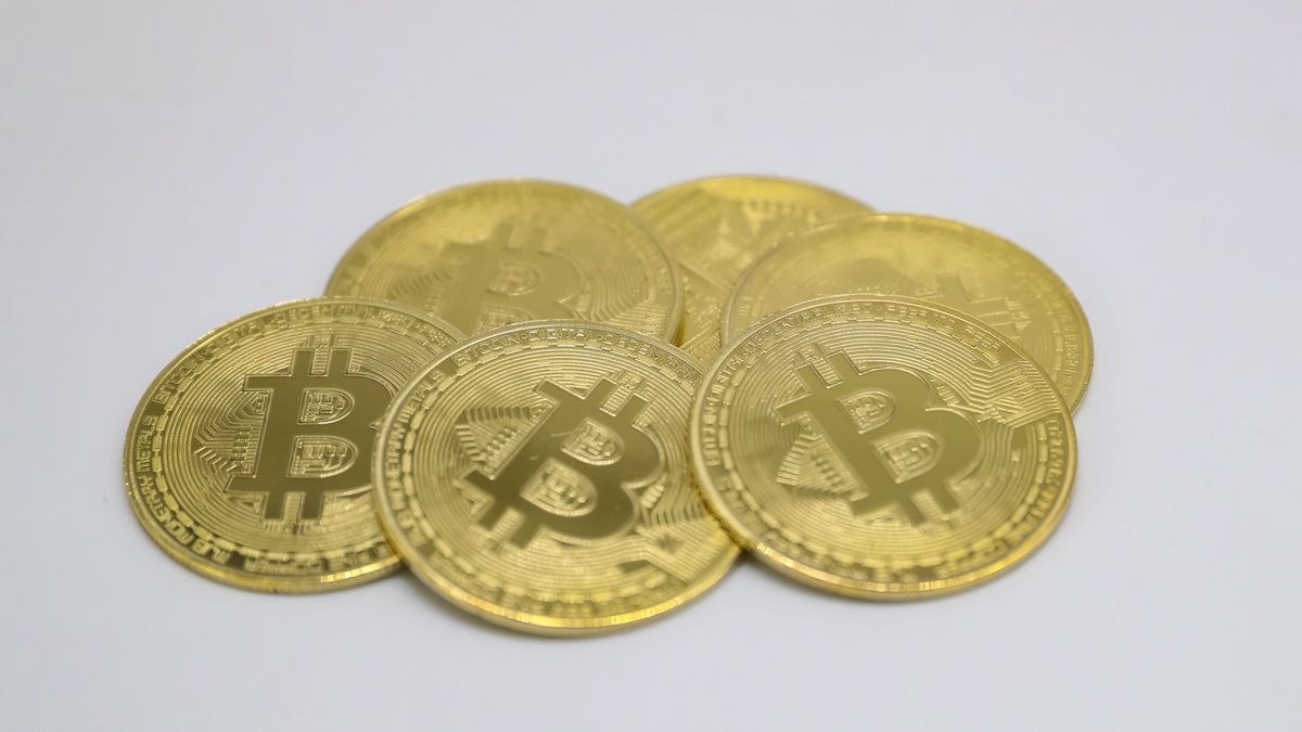 A photo taken on November 13, 2024, shows bitcoins in Huaian, Jiangsu province, China. (Photo by Costfoto/NurPhoto via Getty Images)