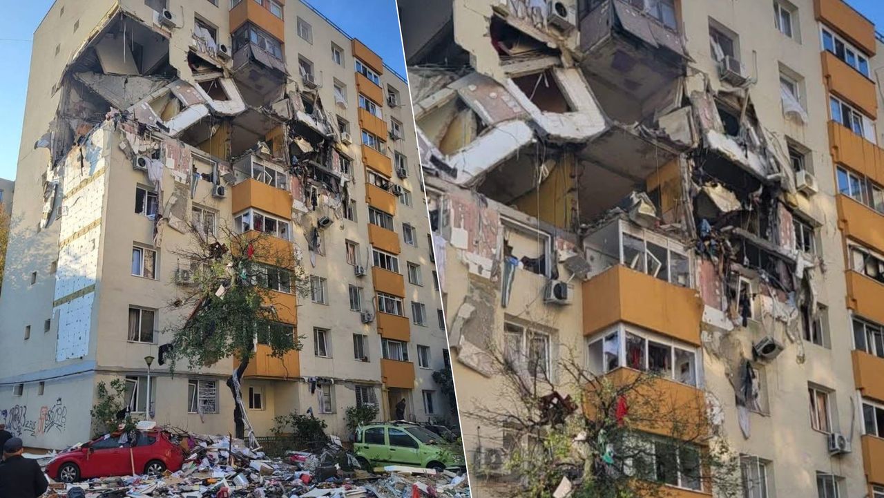 Potężny wybuch w bloku w Bukareszcie. Są ofiary i ranni