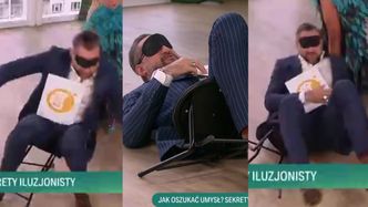 O 10:23 studio "Dzień dobry TVN" zadrżało. Pod Marcinem Prokopem ZAŁAMAŁO się krzesło! (WIDEO)