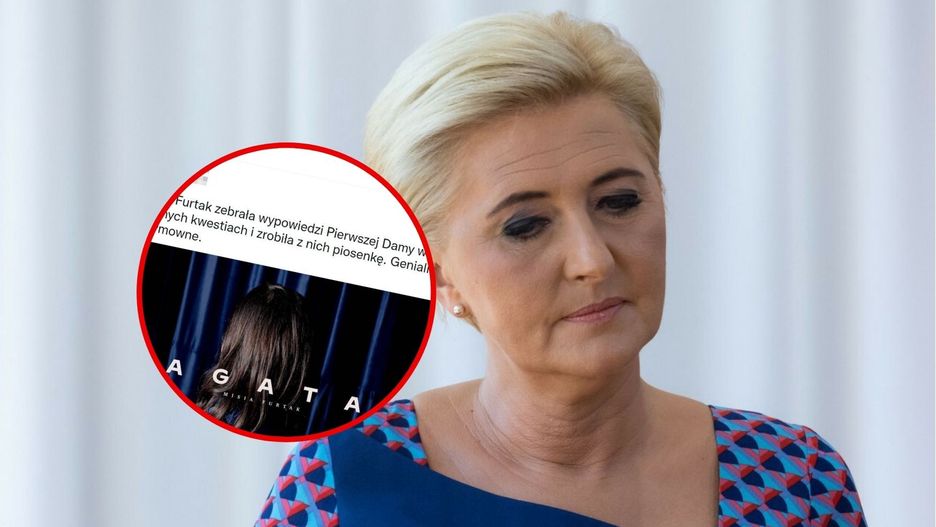Artystka stworzyła utwór z ważnych wypowiedzi Agaty Dudy