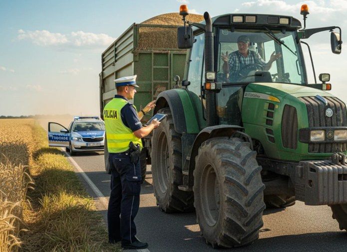 Rolnicy karani za przewóz własnych plonów. KRIR interweniuje