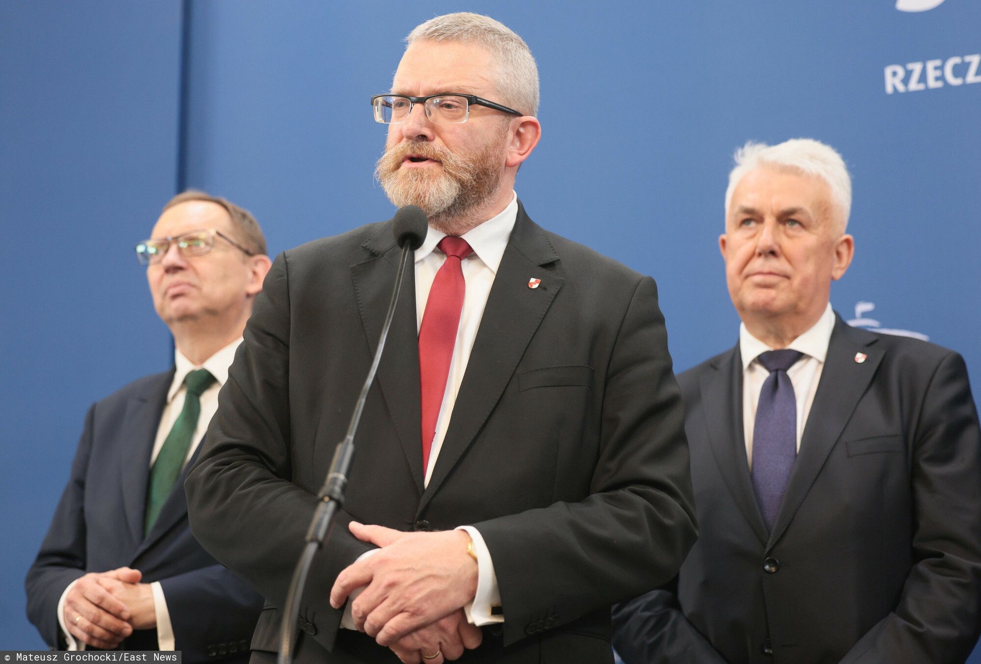 Roman Fritz, Grzegorz Braun i Sławomir Zawiślak