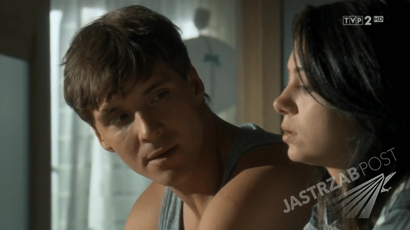 M jak miłość, odc 1168. Iza (Adriana Kalska), Marcin (MIkołaj Roznerski), fot: MTL Maxfilm