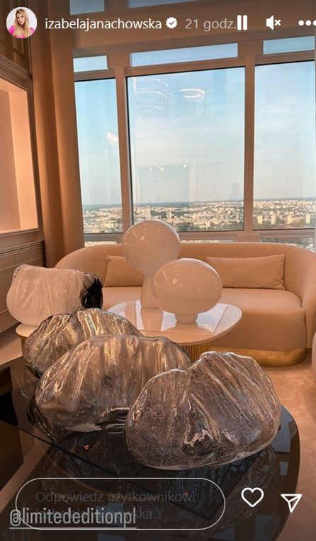 Izabela Janachowska w apartamencie prezydenckim