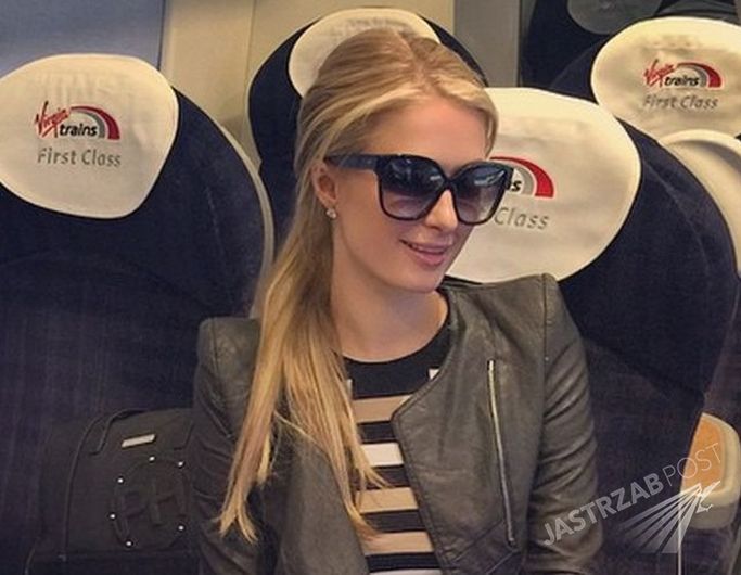 Paris Hilton pierwszy raz jechała pociągiem?!