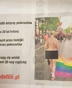 "Homofobiczne kłamstwa". Lokalna gazeta publikuje mocną grafikę