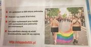 "Homofobiczne kłamstwa". Lokalna gazeta publikuje mocną grafikę
