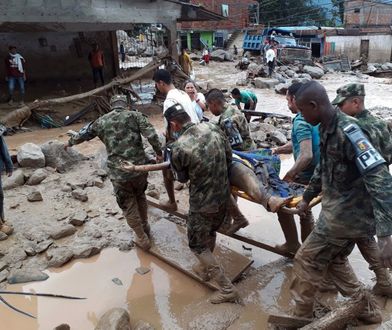 Już 92 ofiary wylania rzeki w Kolumbii