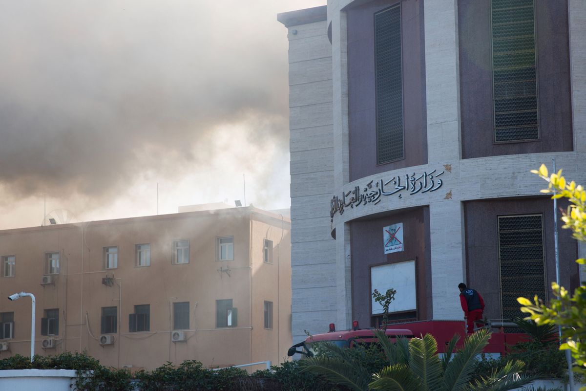Atak w Trypolisie. Zabici w gmachu MSZ
