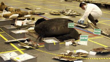 Części pozostałe po wahadłowcu Columbia