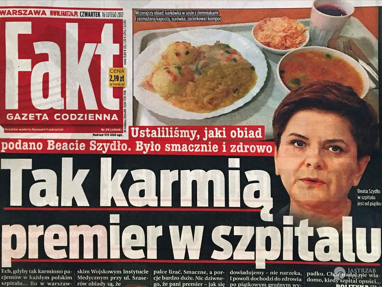 Obiad Beaty Szydło