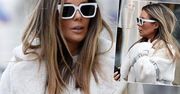 Małgosia Rozenek cała na biało lansuje się w centrum Warszawy. Tak wszystko dobrała, że wyglądała jak gwiazda z Hollywood. Stylizacja sztos!