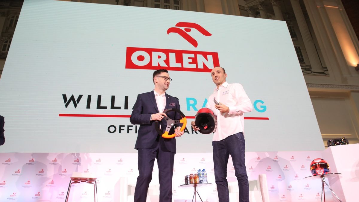 PKN Orlen na sponsoring Roberta Kubicy i Williamsa wydaje rocznie 10 mln euro