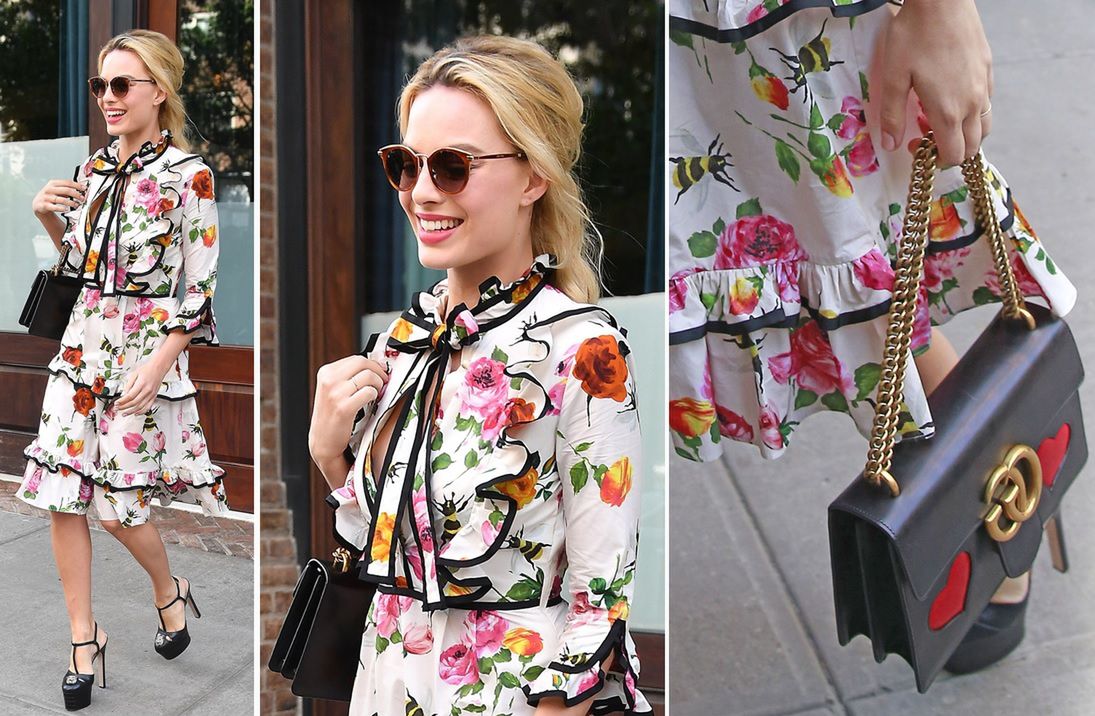 LOOK OF THE DAY: Margot Robbie w stylizacji Gucci