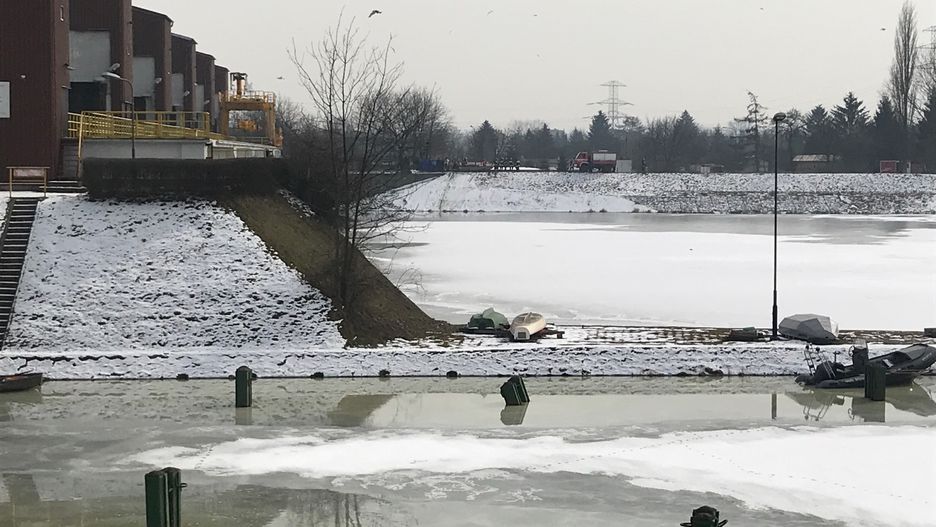 Rejon Dąbia, gdzie znaleziono ciało ok. 30-letniego mężczyzny