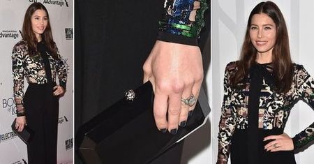 LOOK OF THE DAY: Jessica Biel w kombinezonie Elie Saab