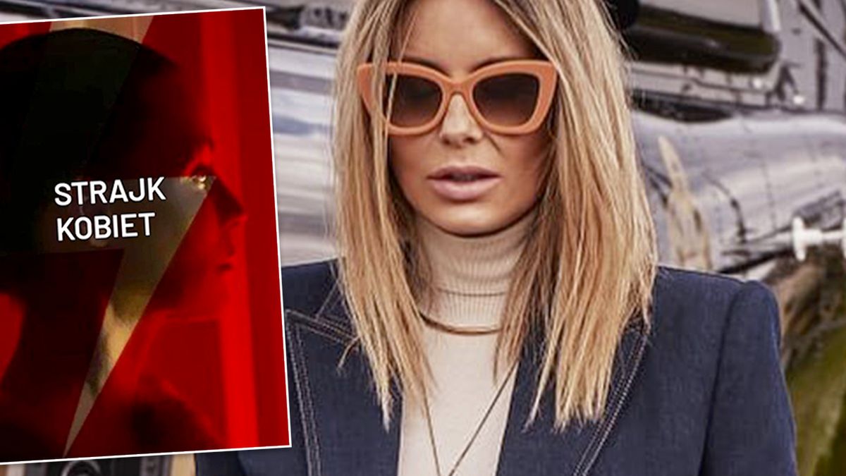 Małgorzata Rozenek - strajk kobiet