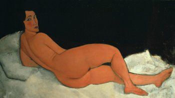 "Naga leżąca (na lewym boku)"