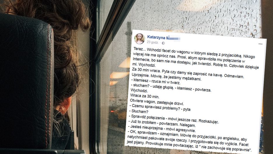 Dwie kobiety musiały radzić sobie z niechcianym adoratorem