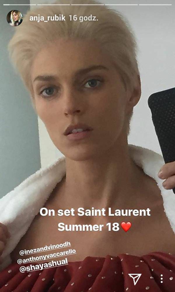 Anja Rubik obcięła włosy na krótko