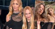 Mary Komasa kilka miesięcy po porodzie zrzuciła ubrania. Obok niej naga Anja Rubik. Tak pozują supermodelki
