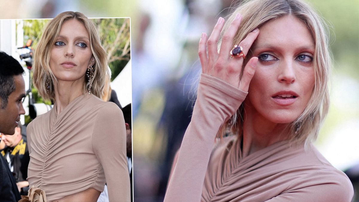 Anja Rubik w Cannes w kreacji, która wyglądała jak jej druga skóra! Cielista sukienka odsłoniła to i owo. To jej najlepsza stylizacja na festiwalu