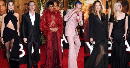 Wielkie gwiazdy na premierze filmu "Babilon": Brad Pitt, Olivia Wilde, Kelly Rowland, Margot Robbie, Elle Fanning
