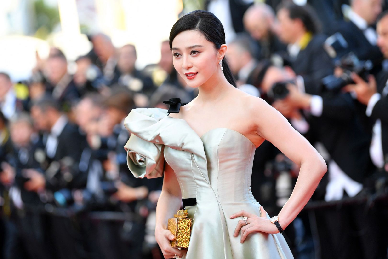 attends the screening of "Ash Is The Purest White (Jiang Hu Er Nv)" during the 71st annual Cannes Film Festival at Palais des Festivals on May 11, 2018 in Cannes, France.