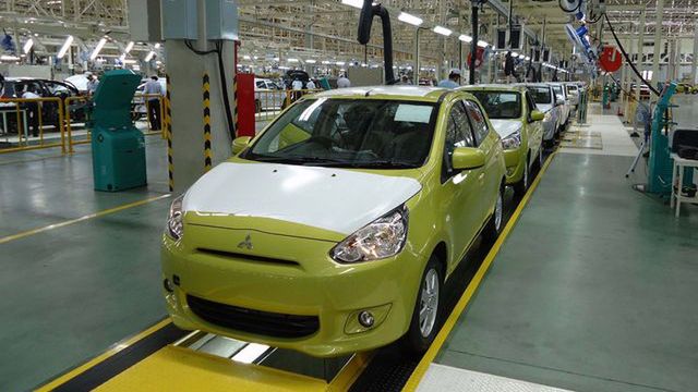 mitsubishi,mitsubishi space star,mitsubishi mirage,produkcja,fabryka,wytwarzanie,zakład