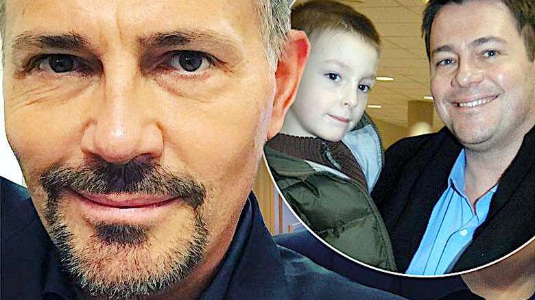 Krzysztof Ibisz z synem Maksymilianem