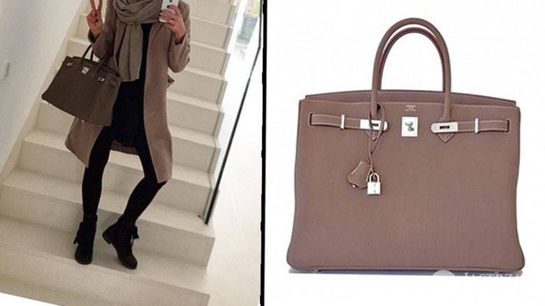 Anna Lewandowska z torebką Birkin
