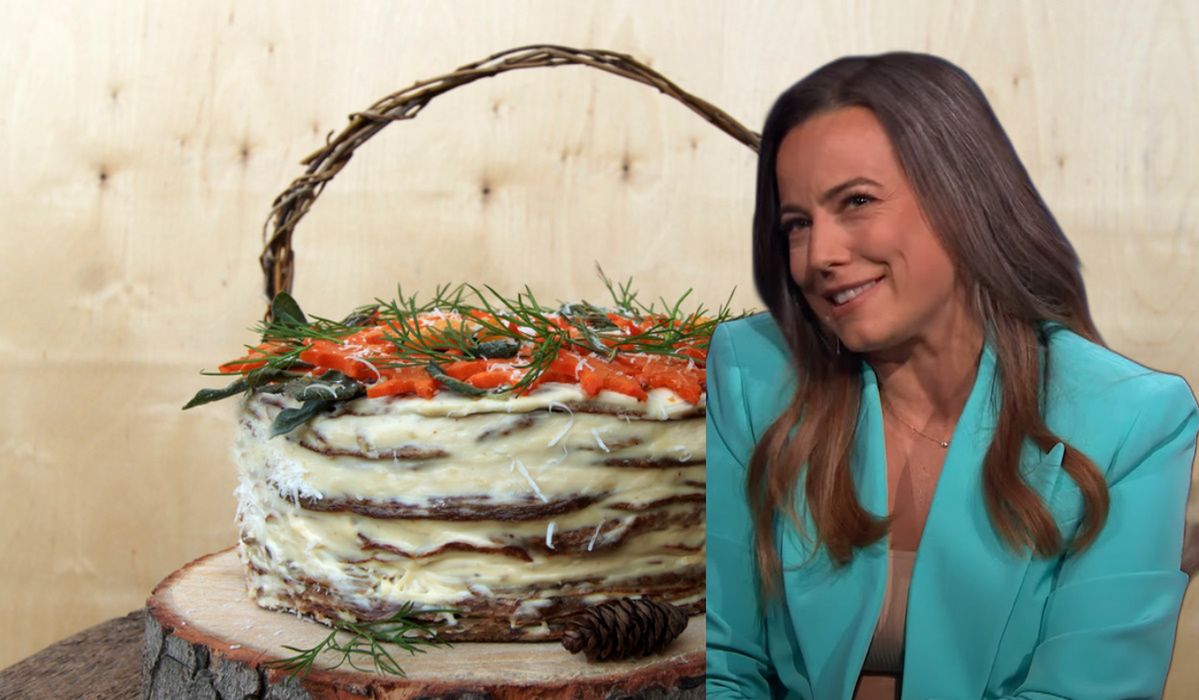 Przepis na pyszny tort wątróbkowy na Wielkanoc. Ania Mucha jadła taki rok temu