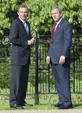 Bush i Blair - za mało miejsca dla ONZ