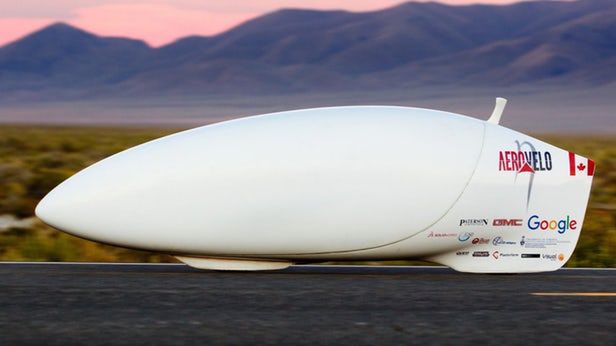 Najszybszy, futurystyczny rower na świecie. Pobił rekord prędkości pojazdów napędzanych siłą ludzkich mięśni