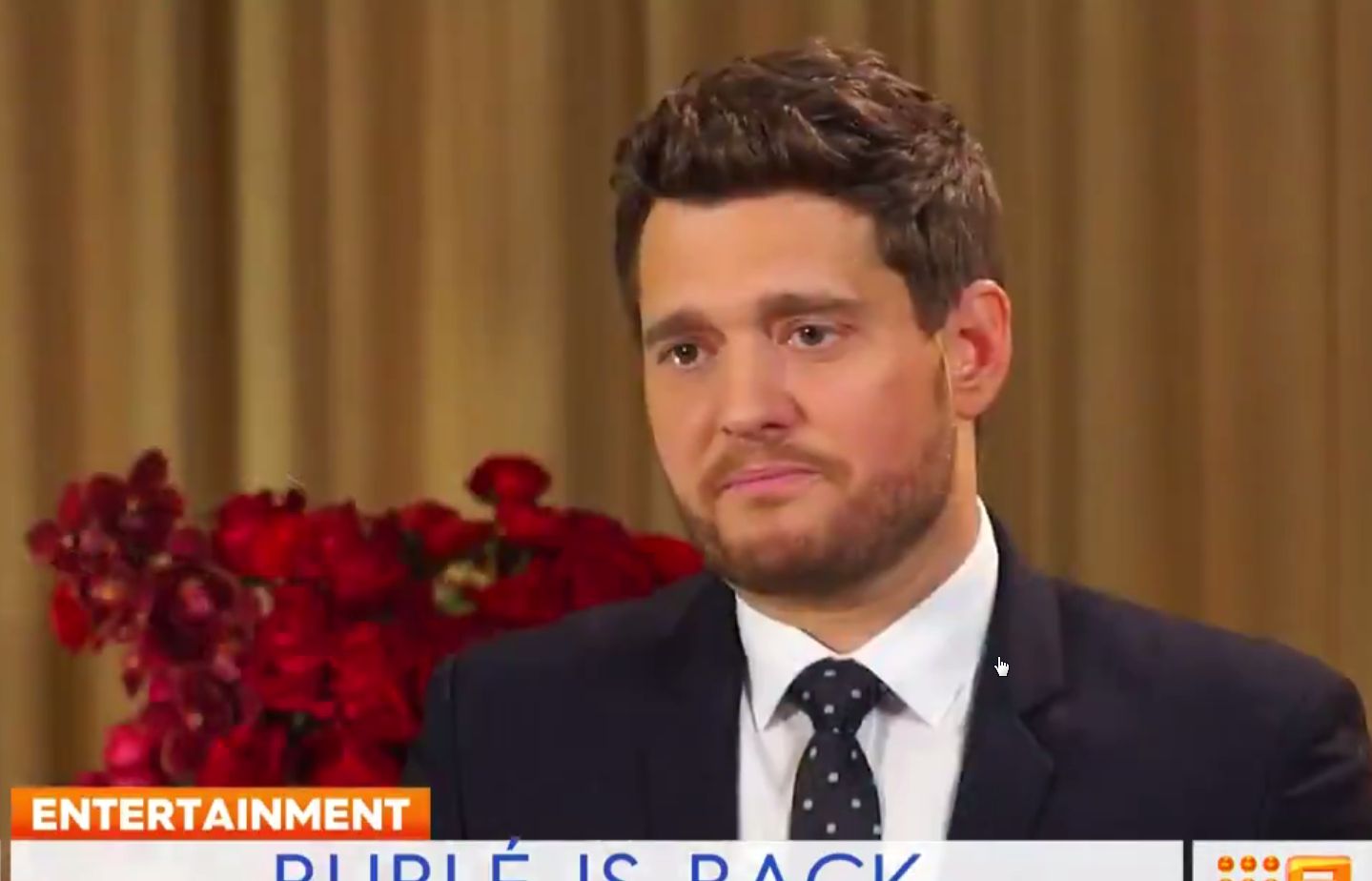 Michael Bublé popłakał się na wizji. "Wolałbym wziąć to na siebie"