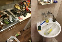 Apartament po wizycie młodych warszawiaków. "Wstyd dla każdego"