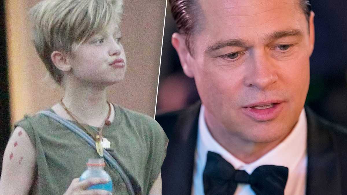 Shiloh Jolie-Pitt i Brad Pitt