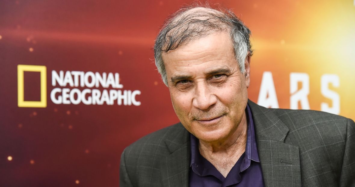 Robert Zubrin, twórca Mars Society, na premierze serialu National Geographic "Mars" 