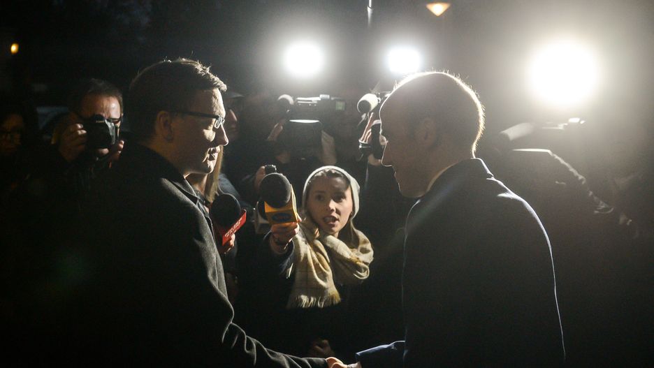 Zbigniew Ziobro i Borys Budka, 2015 rok. Obecny i były minister sprawiedliwości.