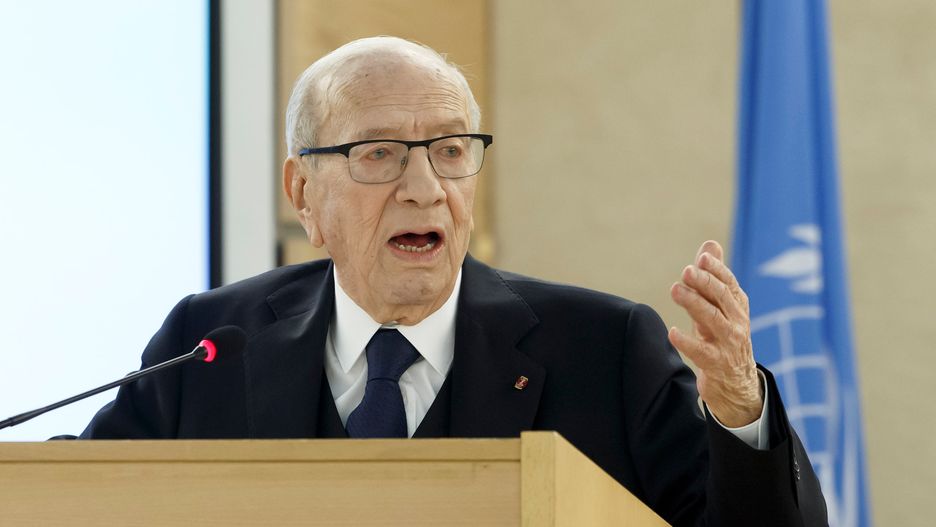 Prezydent Tunezji Bedżi Kaid Essebsi
