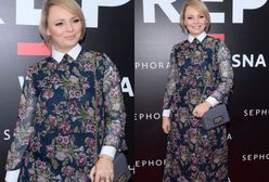 Agnieszka Jastrzębska w nietrafionej stylizacji na czerwonym dywanie