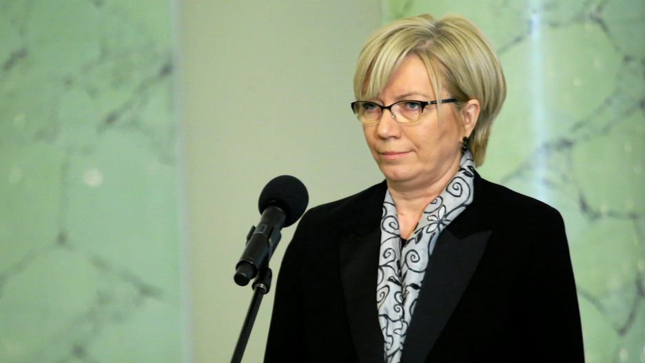 Julia Przyłębska oskarża opozycję i media o przyczynienie się do śmierci prof. Henryka Ciocha, sędziego TK.