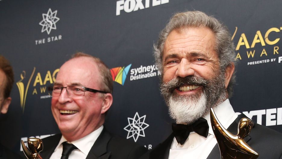 Bruce Davey i Mel Gibson, Sydney, 2016